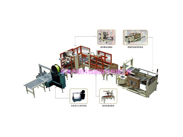紙箱自動(dòng)成型+自動(dòng)封箱機